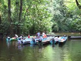 00395-1785 Longboats at Clearwater Cave Resurgence - photo by GKS